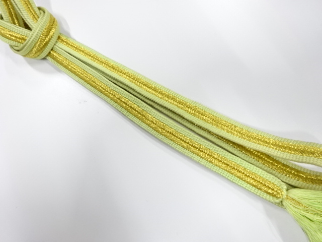 JAPANESE KIMONO / KORAI HAND-TIED OBIJIME